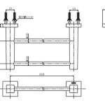 YT408W6C ราวแขวนผ้า 2 ชั้น รุ่น L Series Square 