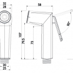 FP-9303-SP ชุดสายฉีดชำระ สีโครเมี่ยม NASCO*คลิกดูรายละเอียดเพิ่มเติม