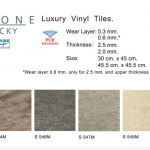 กระเบื้องยางไดโนเฟล็กซ์ แบบเนื้อฟิล์ม Stone Series  45.5x45.5cm, 60x60cm thickness 2.0/2.5/3.0mm