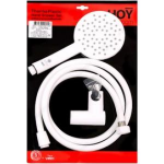 คลิกเลย FJHOF-166AWZ ฝักบัวมือถือด้ามโค้ง สีขาว 4" พร้อใสายพลาสติก และขายึด 0