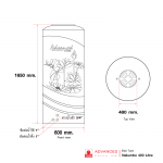 คลิกเลย NLS 400 ถังเก็บน้ำบนดินเอลิเซอร์แบบเดินท่อภายในความจุ 400 ลิตร ADVANCED