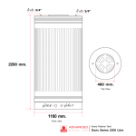 คลิกเลย DO 2200  ถังเก็บน้ำบนดินแกรนด์โพลีเมอร์ความจุ 2200 ลิตร ADVANCED