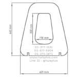 PZ00000-WT ชุดฝารองนั่ง รุ่น พลาซ่า (ของแท้) *คลิกดูรายละเอียดเพิ่มเติม 