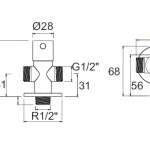 A-5602 สต็อปวาล์วเซรามิคส์วาล์ว 90 องศา แบบ 2 ทาง