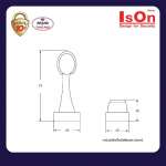 IsOn NO.DH-847 กันชนประตูแบบแม่เหล็กดึงประตูค้าง*คลิกดูรายละเอียดเพิ่มเติม