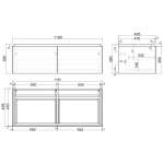 CL-9188 : INFINITY ตู้เฟอร์นิเจอร์แบบแขวนลอยพร้อมอ่างล้างหน้า*คลิกดูรายละเอียดเพิ่มเติม