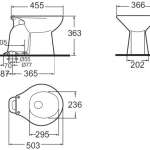 3100/SC39-WT-0 สุขภัณฑ์นั่งราบราดน้ำ รุ่น Pail Flush