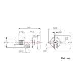 WF-154 วาล์วฝักบัว HANG *คลิกดูรายละเอียดเพิ่มเติม