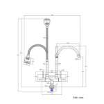 SF-147J/D ก๊อกซิงค์อิสระแบบคู่ ก้านโยก HANG *คลิกดูรายละเอียดเพิ่มเติม