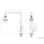 SF-153L ก๊อกซิงค์เดี่ยวแบบก้านปัด HANG *คลิกดูรายละเอียดเพิ่มเติม