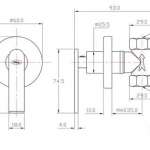 WV-300 วาล์วฝังกำแพงเดี่ยว HANG *คลิกดูรายละเอียดเพิ่มเติม