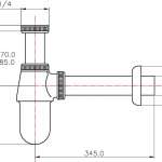 BP-02S-2 ท่อน้ำทิ้งแบบกระปุก 30 ซม. HANG *คลิกดูรายละเอียดเพิ่มเติม