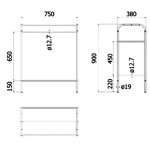 HBP09-900SS ชุดราวตากผ้า แบบตั้งพื้น *คลิกดูรายละเอียดเพิ่มเติม