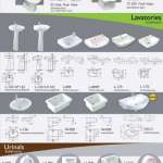 L-122+LP-122 อ่างล้างหน้าแบบแขวนหรือใช้ขาตั้ง *คลิกดูรายละเอียดเพิ่มเติม