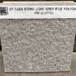 GT CASA STONE LIGHT GREY R12 10x10cm | 4x4" COTTO*คลิกดูรายละเอียดเพิ่มเติมนะคะ 0
