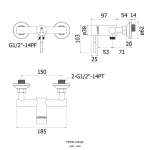 HFVSP-3121A2 ก๊อกเดี่ยวผสมฝักบัว แบบติดผนัง (ไม่รวมสายอ่อน) รุ่น Marathon *คลิกดูรายละเอียดเพิ่มเติม