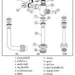 คลิกเลย COTTO ฟลัชวาล์วโถสุขภัณฑ์ TOP INLET 