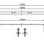 คลิกเลย COTTO ราวแขวนผ้าใต้อ่างล้างหน้า สีเหลือง รุ่น GEO SERIES