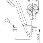 คลิกเลย COTTO ชุดฝักบัวสายอ่อน 1 ฟังก์ชั่น