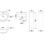 อ่างล้างหน้าพร้อมขาตั้ง Nasco รุ่นเซนซินี่ (ไม่รวมก๊อกน้ำและอุปกรณ์) คลิกดูรายละเอียดเพิ่มเติมค่ะ