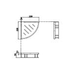 คลิกเลย COTTO ชั้นวางอเนกประสงค์แบบเข้ามุม 