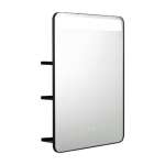 คลิกเลย COTTO กระจกเงากรอบโลหะสีดำ ขนาด 600 x 800 mm.พร้อมไฟ LED