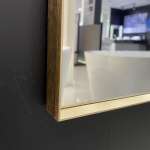 คลิกเลย COTTO กระจกเงากรอบอลูมิเนียม ขนาด 505 x 705 mm. สีทอง รุ่น VINCENT 