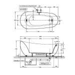 คลิกเลย COTTO อ่างอาบน้ำแบบตั้งพื้น รุ่น NEW TERRANOVA