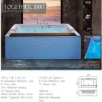 I-Spa WATERFALL BATHTUB Series : TOGETHER 1800