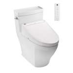 CW624UW3R โถสุขภัณฑ์ชิ้นเดียว พร้อมฝา WASHLET C5 ใช้น้ำ 4.8 ลิตร