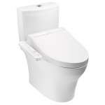 CST769UW2R โถสุขภัณฑ์สองชิ้น พร้อมฝา WASHLET C2 ใช้น้ำ 4.5/3 ลิตร 