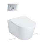 CWT542 โถสุขภัณฑ์แขวนผนัง ใช้น้ำ 4.5/3 ลิตร พร้อมฝา Soft Close 0