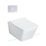CWT522 โถสุขภัณฑ์แขวนผนัง ใช้น้ำ 4.5/3 ลิตร พร้อมฝา Soft Close 0