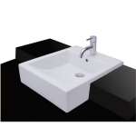 LW642CJW/F อ่างล้างหน้าฝังครึ่งเคาน์เตอร์ 0