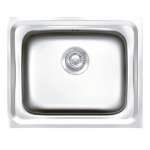 SKS 055 MB,MB/C อ่างซิงค์แบบ 1 หลุม (แบบฝังเคาน์เตอร์) รุ่น SKS Seires 0