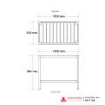 AV-T 105 ขาซิงค์สเตนเลส (สำหรับซิงค์ AV 105)