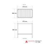 AV-T 9060 ขาซิงค์สเตนเลส (สำหรับซิงค์ AV 9060)