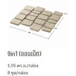 KENZAI กระเบื้องเคนไซ รุ่น 9 In 1 (On Net)*คลิกดูรายละเอียดเพิ่มเติมนะคะ