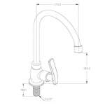 SF-119J ก๊อกซิงค์เดี่ยวตั้งเคาน์เตอร์ HANG รุ่น WAVE *คลิกดูรายละเอียดเพิ่มเติม