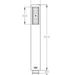 HS-513 ฝักบัวโครเมี่ยมพร้อมสาย HANG *คลิกดูรายละเอียดเพิ่มเติม