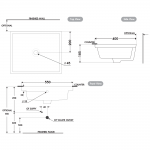 NL-006 : KASALONG อ่างล้างหน้าแบบฝังใต้เคาน์เตอร์*คลิกดูรายละเอียดเพิ่มเติม