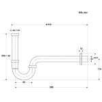 FP-7203 ท่อน้ำทิ้งอ่างล้างหน้า P-Trap *คลิกดูรายละเอียดเพิ่มเติม