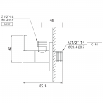 FP-4105-SP วาล์วเปิดปิดน้ำขนาด 1/2" แบบ 2 ทาง *คลิกดูรายละเอียดเพิ่มเติม