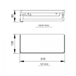 FA-4302 : PLUS ONE ที่วางของพร้อมราวแขวนผ้า *คลิกดูรายละเอียดเพิ่มเติม