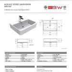 0507-WT อ่างล้างหน้าแบบวางบนเคาน์เตอร์ รุ่น Acacia Evolution