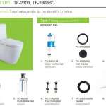 600W03DP-NCL WDI DUAL FLUSH TANK FITTINGS (ACACIA) WI 