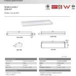 9256-WT หิ้งเคลือบวางของ รุ่น Romica