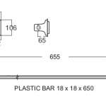 9085-WT ราวแขวนผ้า รุ่น Standard