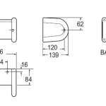 9328-WT ที่ใส่กระดาษชำระ รุ่น Adola