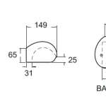 9411-WT ที่ใส่กระดาษชำระ รุ่น Sasso